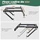 Marudina Upgraded NoDrill Window AC Bracket Adjustable Window Air Conditioner Support Bracket for SingleDouble Hung Windows HeavyDuty Holds 300lbsEasy Installation Rustproof Aluminum
