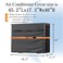 NGB Mini Split Air Conditioner Cover for Outside Units600D Waterproof Air Conditioner Mini Split CoverOutdoor Rectangular Air Conditioner Covers for AC Units Fits up to 452L x 173W x 40H