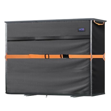 NGB Mini Split Air Conditioner Cover for Outside Units600D Waterproof Air Conditioner Mini Split CoverOutdoor Rectangular Air Conditioner Covers for AC Units Fits up to 452L x 173W x 40H