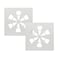 Obida 2 Pack24 x 24 Adjustable Office Vent Cover DurableFor Flat Office Ceiling Vents Ceiling Air Deflector for Conditioner or Heat Air Deflector Magnetic Size approximately 2475X2475IN