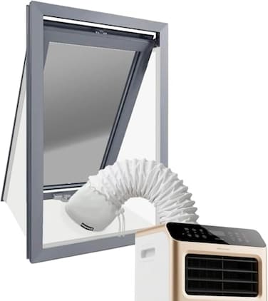SPONDWILD 157400CM Portable AC Window Seal Kit Air Conditioner Window Seal for Window Air Conditioner Dryer Waterproof Window Seal Kit Easy Install for Push Out Windows
