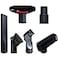 GIBTOOL Vacuum Attachments Accessories Cleaning Kit Brush Nozzle Crevice Tool for 1 14 inch 1 38 inch Standard Hose 6pcs