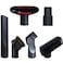 GIBTOOL Vacuum Attachments Accessories Cleaning Kit Brush Nozzle Crevice Tool for 1 14 inch 1 38 inch Standard Hose 6pcs