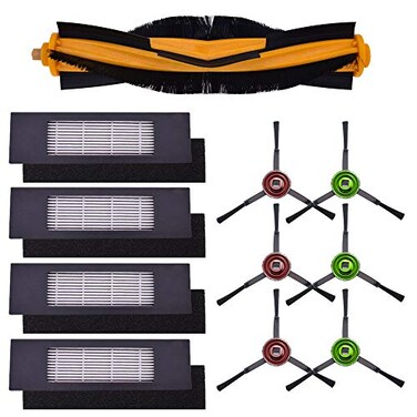 Neutop Replacement Compatible with Ecovacs Deebot OZMO 920 950 T8 Aivi T9 N8 Pro N10 Plus Robot Vacuum Parts with 1 Roller Brush 4 Filters 6 Side Brushes