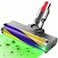 Amalfy Optic Soft Roller Cleaner Head Replacement for Dyson Vacuum V15 V11 V10 V8 V7 Gen5 Animal Detect Absolute Cyclone LED Green Light Dust Detect Hardwood Floor Attachment AntiTangle Quick Release