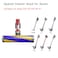 Amalfy Optic Soft Roller Cleaner Head Replacement for Dyson Vacuum V15 V11 V10 V8 V7 Gen5 Animal Detect Absolute Cyclone LED Green Light Dust Detect Hardwood Floor Attachment AntiTangle Quick Release