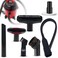 VACEXT Replacement Vacuum Attachment 125 32mm 138 Adapter Kit 114 Vacuum Accessories Compatible with Small Shop Vacs Milwaukee M18 Eureka Mighty Mite 3670M Central Vacs More