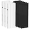 Ganteny True HEPA Filter Replacement Compatible with Fellowes AeraMax 100 90 DX5 DB5 Air Cleaner Purifier Compared to Part 40101701 9287001 9324001 3 x True HEPA Filter and 6 x Carbon PreFilter