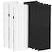 Ganteny True HEPA Filter Replacement Compatible with Fellowes AeraMax 100 90 DX5 DB5 Air Cleaner Purifier Compared to Part 40101701 9287001 9324001 3 x True HEPA Filter and 6 x Carbon PreFilter
