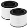 isinlive 2 Pack Airmega 100 Filter Replacement Compatible with Coway Airmega 100 Air Purifier 3IN1 Hepa Filter Deodorization Filter with Activated Carbon