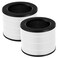 isinlive 2 Pack Airmega 100 Filter Replacement Compatible with Coway Airmega 100 Air Purifier 3IN1 Hepa Filter Deodorization Filter with Activated Carbon