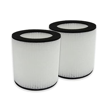 PUREBURG Replacement Filters Compatible with HIMOX H07 Portable desktop Air Purifier 2Pack H13 HEPA Air Clean Dust Odors