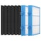 Ancolin 2 PACK Aer1 Replacement Filters for Holmes AER1 Air Filter Replacement for HAPF30AT and HAP242NUC 2 Filters 6 Carbon Enhanced Filters