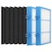 Ancolin 2 PACK Aer1 Replacement Filters for Holmes AER1 Air Filter Replacement for HAPF30AT and HAP242NUC 2 Filters 6 Carbon Enhanced Filters