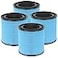 Caehomly AP0601 Replacement Filters Compatible with AIRTOK Air Purifier 4in1 Main Filters HighEfficiency Activated Carbon Filter AP0601RF 4 Pack