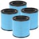Caehomly AP0601 Replacement Filters Compatible with AIRTOK Air Purifier 4in1 Main Filters HighEfficiency Activated Carbon Filter AP0601RF 4 Pack
