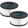 iSingo 2 Pack AF3222 HEPA Replacement Filter Compatible with Bulex AF3222 Device HEPA Filter and Activated Carbon Filter Set