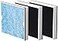 Abestorm 2in1 HEPAActivated Carbon Filter Replacement Set for Filteair HEPA S1 S2 S3 Filteair HEPA V1 V2 V3 Air Scrubber 3Pack