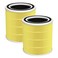 isinlive 2 Pack AC400 Air Purifiers Replacement Filter for Purivortex AC400 Air Purifier 3in1 HEPA Technology High Efficiency Pet Care Filter Yellow