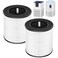 isinlive BD02L Air Purifier Replacement Filter Compatible with MOOKA and KOIOS BD02L Air Purifiers VEWIOR BD02U Air Purifier 3in1 HEPA Air Filter for BD02L and BD02U Air Purifiers 2 Pack