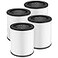 Lacvik 4 Pack KJ80 Replacement Filter 3in1 KJ80 H13 HEPA Filter High Efficiency Air Purifier Filter Replacement for Druiap KJ80 Not for KJ150 Model Air Purifier Compared to part AF3080