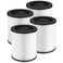 Lacvik 4 Pack KJ80 Replacement Filter 3in1 KJ80 H13 HEPA Filter High Efficiency Air Purifier Filter Replacement for Druiap KJ80 Not for KJ150 Model Air Purifier Compared to part AF3080