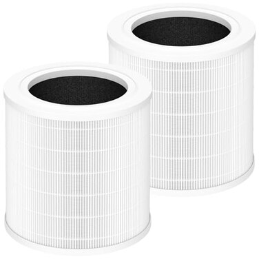 isinlive A2001 Replacement Filter Compatible with A2001 Air Purifier 3In1 Efficient Filtration Activated Carbon Filter Compared to Part AF2001 2 Pack