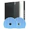 LRFDRESS Replacement Filter Kit Compatible with Sharp KC860U Series Air Purifier Replaces Part FZC150HFU FZC150DFU FZC100MFU Filter Replacement Prefilter 2 Humidifier filters