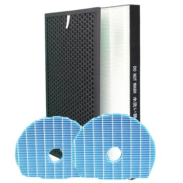 LRFDRESS Genuine H13 Filter Replacement for Sharp UAHD40UL UAHD50EL Air Purifier Filter with Humidifier Filter Part UZHD4HF UZHD4DF UZHD6MF KCD50 KCE50 KCF50 KCG50 KIGS50 KCD40E