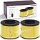 MOOKA 2 Pack APS0610L Air Purifier Pet Mode Filter 3in1 True HEPA Filter HighEfficiency Activated Carbon Air Filter for Allergies Smoke Odor Dander Pollen