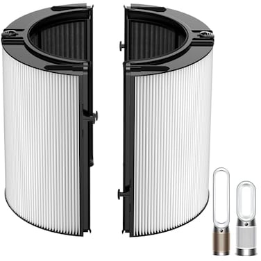 Ecleanfy Upgraded 2in1 Replacement Filter Compatible with Dyson HP1 PC1 TP07 TP10 HP10 TP06 HP06 TP04 HP04 PH01 PH02 PH03 HP09 TP09 HP07 Air Purifier 360Combi Glass H13 True Hepa Activated Carbon Filt