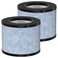 Allisfresh C102 MA01CW True HEPA Replacement Filter Compatible with Miko Ibuki C102 Air Cleaner Purifier and Okaysou AirMic4S True HEPA Filter Set 2 Pack
