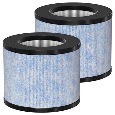 Allisfresh C102 MA01CW True HEPA Replacement Filter Compatible with Miko Ibuki C102 Air Cleaner Purifier and Okaysou AirMic4S True HEPA Filter Set 2 Pack
