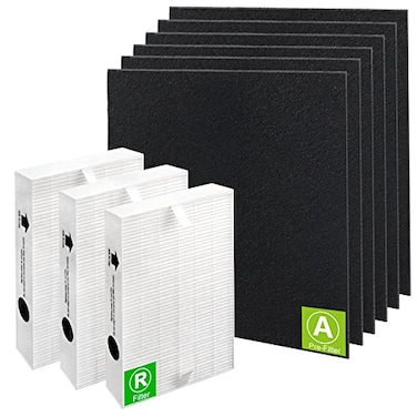 Blutoget 3 Pack HPA300 Filter R Replacement for Honeywell Air Purifiers Filter HPA300 HPA200 HPA100 Series Filter RReplace HRFR3 HRFR2 HRFR1HRFAP16 Pack Activated Carbon PreFilter by