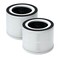 GoKBNY 2Pack True HEPA Replacement Filter Compatible with HIMOX Afloia Compass Home Small Room Purifiers 3in1 HEPA Filters