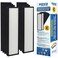 Veva 2 HEPA Air Filters 6 Carbon PreFilters Replacement Filter C Compatible with Germguardian FLT5000FLT5111 FLT5250PT AC5000 AC5000E AC5250PT AC5350B AC5350BCA AC5350W AC5300B