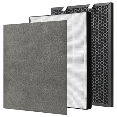FFsign 2678 Replacement High Efficiency HEPA Filter 2677 Actived Carbon Filter for Bissell Air220 Air320 1 True HEPA PreFilter 1 Carbon Filter