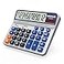 pendancy Desktop Calculator Extra Large 5Inch LCD Display 12Digit Big Number Accounting Calculator with Giant Response Button Battery Solar Powered Perfect for Office Business Home Daily UseOS6815