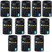 Fiada 12 Pieces Pocket Size Mini Calculators Handheld Angled 8Digit Display Calculators Basic Standard Small Accounting Desktop Supplies for Office School and Home