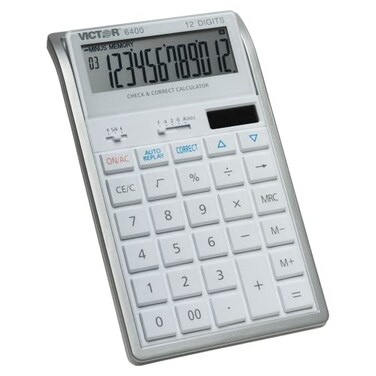 Victor 6400 Desktop Calculator 12Digit LCD