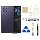 Phoupair Back Glass Replacement for Samsung Galaxy S24 Ultra with Professional Repair Tool Kit Titanium Violet