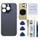 Perzework OEM Rear Back Glass Replacement for iPhone 15 Pro Max 67inches with Reparing Tool Kit and PreInstalled Adhesive Blue Titanium