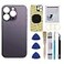 Perzework OEM Rear Back Glass Replacement for iPhone 14 Pro Max 67 inches with Reparing Toolkit and PreInstalled Adhesive Deep Purple