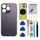 Perzework OEM Rear Back Glass Replacement for iPhone 14 Pro Max 67 inches with Reparing Toolkit and PreInstalled Adhesive Deep Purple