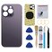 Perzework OEM Rear Back Glass Replacement for iPhone 14 Pro Max 67 inches with Reparing Toolkit and PreInstalled Adhesive Deep Purple