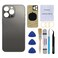 Perzework Back Rear Glass Replacement for iPhone 13 pro 61 inch All Carriers with Professional Repair Tool Kits Graphite