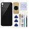 Perzework OEM Rear Back Glass Replacement for iPhone XR 61 inches with Reparing Toolkit and PreInstalled Adhesive Black