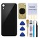 Perzework OEM Rear Back Glass Replacement for iPhone XR 61 inches with Reparing Toolkit and PreInstalled Adhesive Black