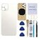Perzework OEM Rear Back Glass Replacement for iPhone 11 Pro Max 65 inches with Reparing Toolkit and PreInstalled Adhesive Sliver