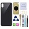 Perzework OEM Rear Back Glass Replacement for iPhone X 58 inches with Reparing Toolkit and PreInstalled Adhesive Space GrayBlack